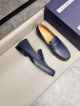 J.M.WESTON Man Blue Calfskin Business Leather Shoes 042861 (2)_th.jpg